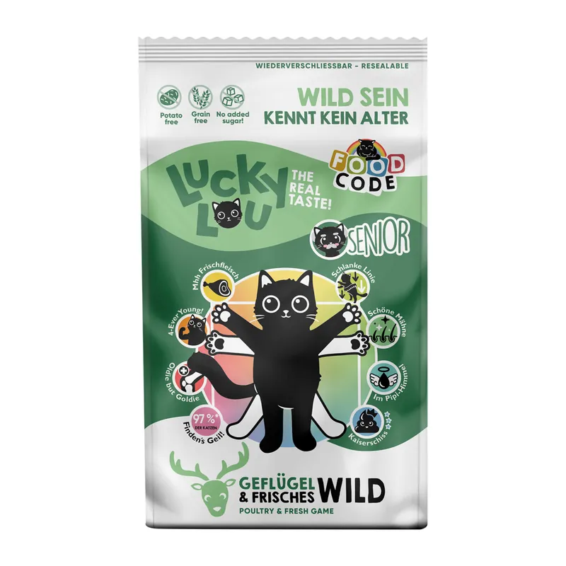 Markenware Lucky Lou Senior Geflügel & Wild 1,7 kg